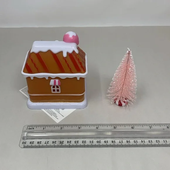 Cobblestones Sweets & Treats miniature house decor & bottlebrush pink tree new - Picture 5 of 16
